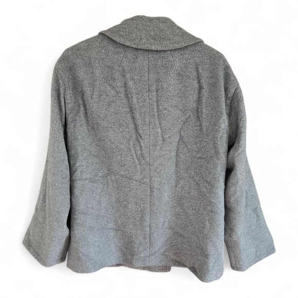 J.Jill Womens Wool Blend Pea Coat Small With Button Closure & Pockets - Picture 3 of 6